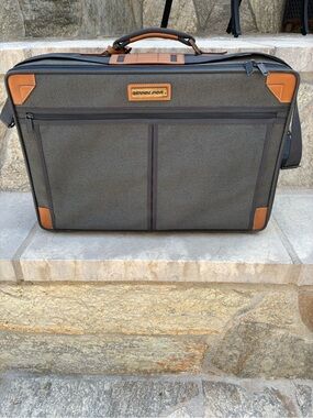 Pan Am Suitcase with Shoulder Strap
